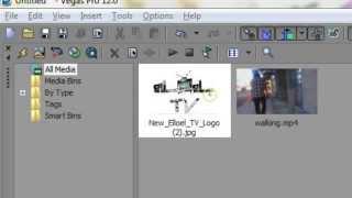 How To Add Transparent Image Watermark To a Video On Sony Vegas Pro