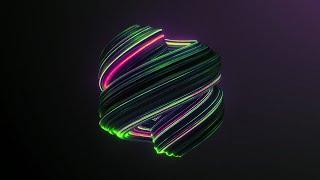 VJ LOOPS Green Futuristic Bind Abstract 4K Relaxing Background Screensaver | Visual Meditation