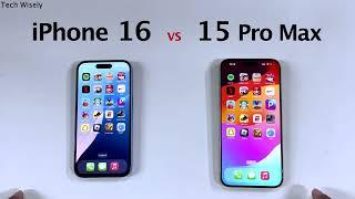 iPhone 16 vs 15 Pro Max - Speed Performance Test