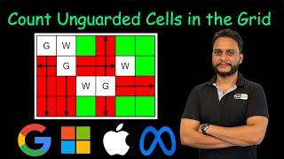 Count Unguarded Cells in the Grid | Leetcode 2257