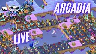 Merge Dragons Arcadia Opening Chests Live!!!