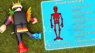 СЛОМАЛ ВСЕ КОСТИ В РОБЛОКС СИМУЛЯТОР НУБИК ИГРАЕТ В ROBLOX BROKEN BONES