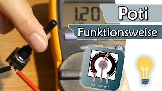 Wie funktioniert ein Potentiometer? Aufbau und Funktionsweise | Elektronik #5