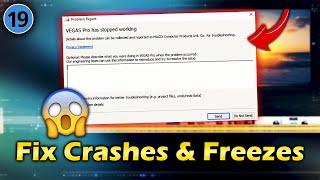 VEGAS Pro 19: How To Fix All Crashes & Freezes - Tutorial #568