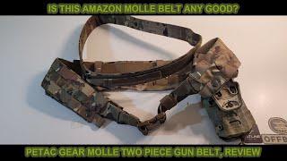 PETAC Airsoft MOLLE BELT (Crye Modular Riggers Belt copy), Review.