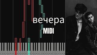 Rauf & Faik - вечера - Piano Tutorial