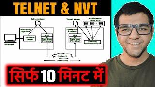 TELNET ( Terminal Network ) & NVT ( Network Virtual Terminal )