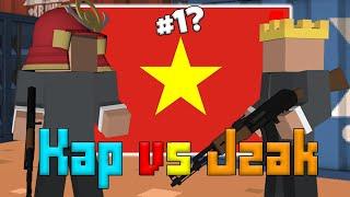 Am I THE BEST VIETNAMESE PLAYER in Krunker.io!? (1v1 Against Jzak)