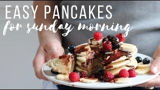 Easy Pancakes for Sunday Morning (Vegan)