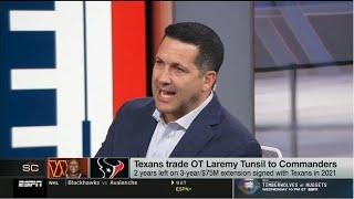 [BREAKING NEWS] Commanders acquire OT Laremy Tunsil from Texans in a BLOCKBUSTER Trade - ESPN