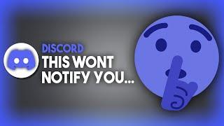 SILENT Messages Have ARRIVED in DISCORD! In under 2 minutes