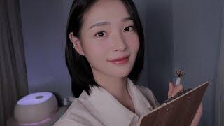 ASMR(sub) 나긋나긋한 간호사의 입원 병실 상황극 |Hospital room with a soft spoken Nurse roleplay