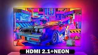 BEST Ambilight TV Backlight Kit | NEW FancyLEDs HDMI 2.1 Sync Box and Fancy Neon