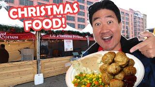 CHRISTMAS STREET FOOD TOUR at Los Angeles Christmas Market!