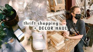 thrift shopping + decor haul *finding vintage glassware* | XO, MaCenna Vlogs