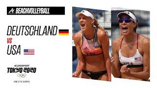 Deutschland vs USA | Beachvolleyball - Highlights | Olympische Spiele - Tokyo 2020