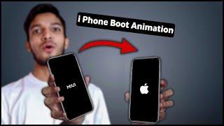 How To Set i Phone Boot Animation In Redmi Phone | Ios Boot Animation For Android