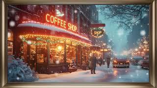 Cozy 1950s Coffee Shop At Christmas Time: Classic Christmas Songs And Vintage Holiday Ambience 