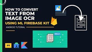 #4 Android Recognize Text from Image using Firebase ML kotlin | Image To Text OCR #firebaseml