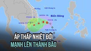 Áp thấp nhiệt đới mạnh thành bão số 10, hướng vào Bình Thuận - Trà Vinh