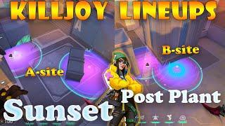 Top 15 Sunset Killjoy Post Plant Lineups | Killjoy Lineups Sunset | KJ Setups Sunset