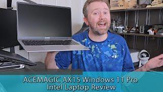 ACEMAGIC AX15 Windows 11 Pro Intel Laptop Review