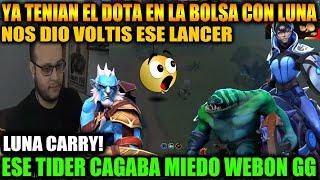  TECHISOR modo carry con su luna NO PUDIERON CONTRA EL LANCER CON CETRO  ​​| Dota 2 