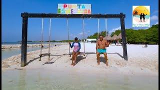 Playa y cenote Punta Esmeralda, playa Pelicanos y de la 38, Sin sargazo #playadelcarmen 17 agosto