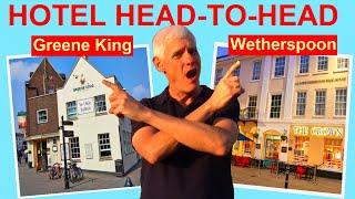 WETHERSPOON or GREENE KING? Who has the best pub-owned hotel? A pub head-to-head in Worcester.