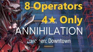 Arknights Annihilation 3 - Low Rarity Clear - 8 Operators