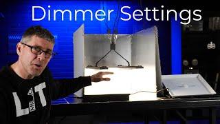 LED Grow Light dimmer settings | Power | PAR | Efficiency | Growth Stages