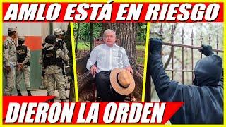 HOMBRES ENCAPUCHADOS VAN A RANCHO DE AMLO ¡SE INTENSIFICA LA SEGURIDAD! PALENQUE