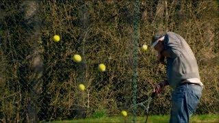 Top Gear - Jeremy Clarkson gets bombarded by tennis balls