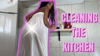 Transparent cleaning kitchen - How to clean