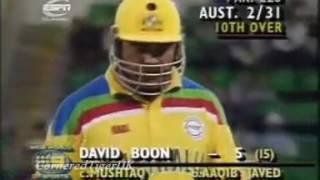 Aqib Javed Great Bowling Vs Australia 1992 WC