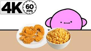 kirby enjoys macaroni with the chicken strips「4K 60FPS」by Dalƒ #shorts