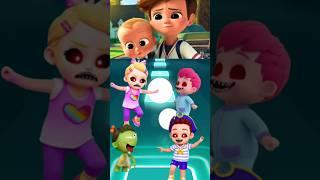 Bebefinn Pinkfong X Scary Boss Baby Coffin Dance Song Cover Tiles hop #bebefinn #shorts #5670