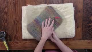 How to Make a Wool Felting Surface:  Paddy McStab by Sarafina Fiber Art, Inc.