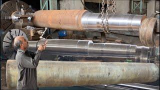 2Tons Rotor Shaft manufactured on Lathe machine | Made of 2Tons Rotor Shaft |