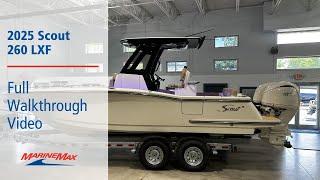 FRESH OFF THE LINE! 2025 Scout 260 LXF | MarineMax Lake Norman