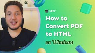 How to Convert  PDF to HTML on Windows | UPDF