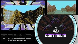 A Superb C64 Demo by TRIAD:  Continuum !