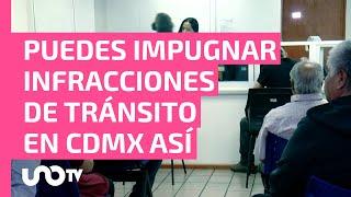 ¿Cómo impugnar infracciones de tránsito en la CDMX? Te explicamos