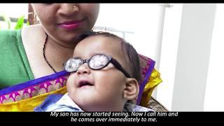 Having lost all hope, Prakhar's parents are now elated with 100% vision restored