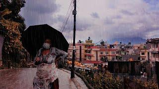 Walking Suburbs of Kathmandu City | Walking Tour of Kathmandu City | Travel Nepal 4K ASMR