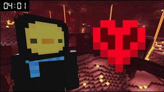 I suck at speedrunning in minecraft hardcore....