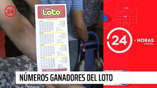 Estos son los números ganadores sorteo del Loto mega acumulado | 24 Horas TVN Chile