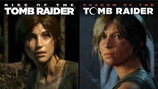 Shadow of the Tomb Raider vs Rise of the Tomb Raider | Direct Comparison