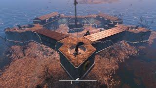 Fallout 4 Settlements - Fort Independence (The Castle) - No mods (cc content, commands and glitches)