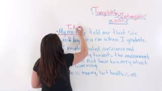 English Grammar: Tangible And Intangible Nouns